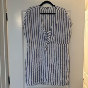 Rails Blue and White Striped Tunic/Dress
